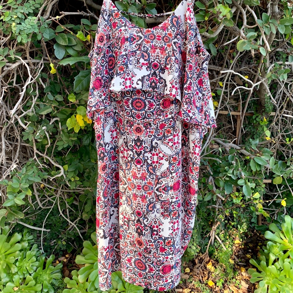BRAND NEW Skinny Strap Paisley Dress